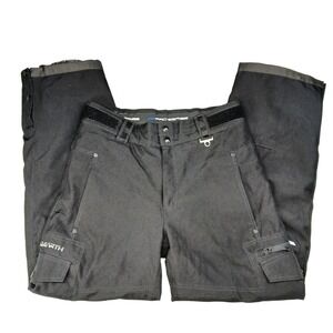Ocean and Earth OE Pro‎ Series Mens Black Snow Pants Cargo Ski Snowboard Size M